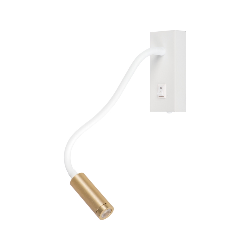 TONIL Flexible LED Lamp, 3.3 W / 230 V — White/Gold