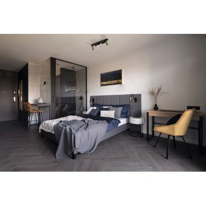 LED Flexible Lamp TONIL LED/3.3W/230V Black/Gold