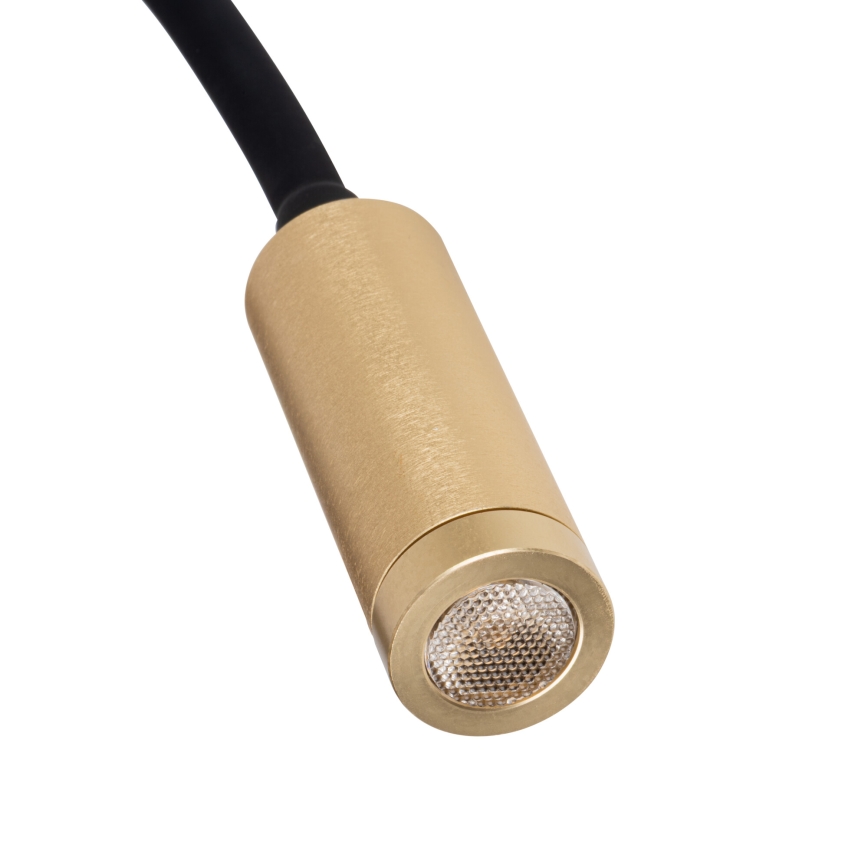 LED Flexible Lamp TONIL LED/3.3W/230V Black/Gold