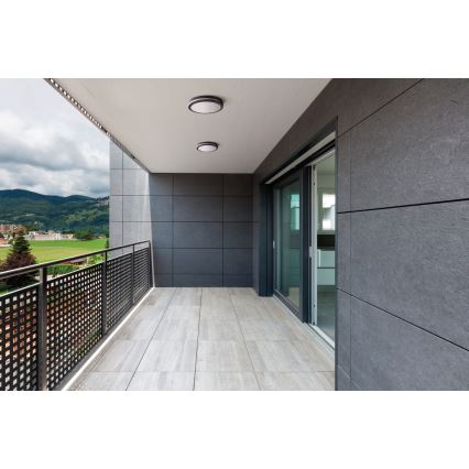 LED Outdoor light with a sensor BENO LED/18W/230V 4000K anthracite IP54