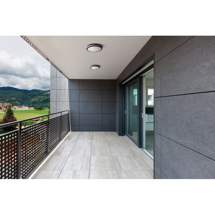 LED Outdoor light with a sensor BENO LED/18W/230V 4000K anthracite IP54