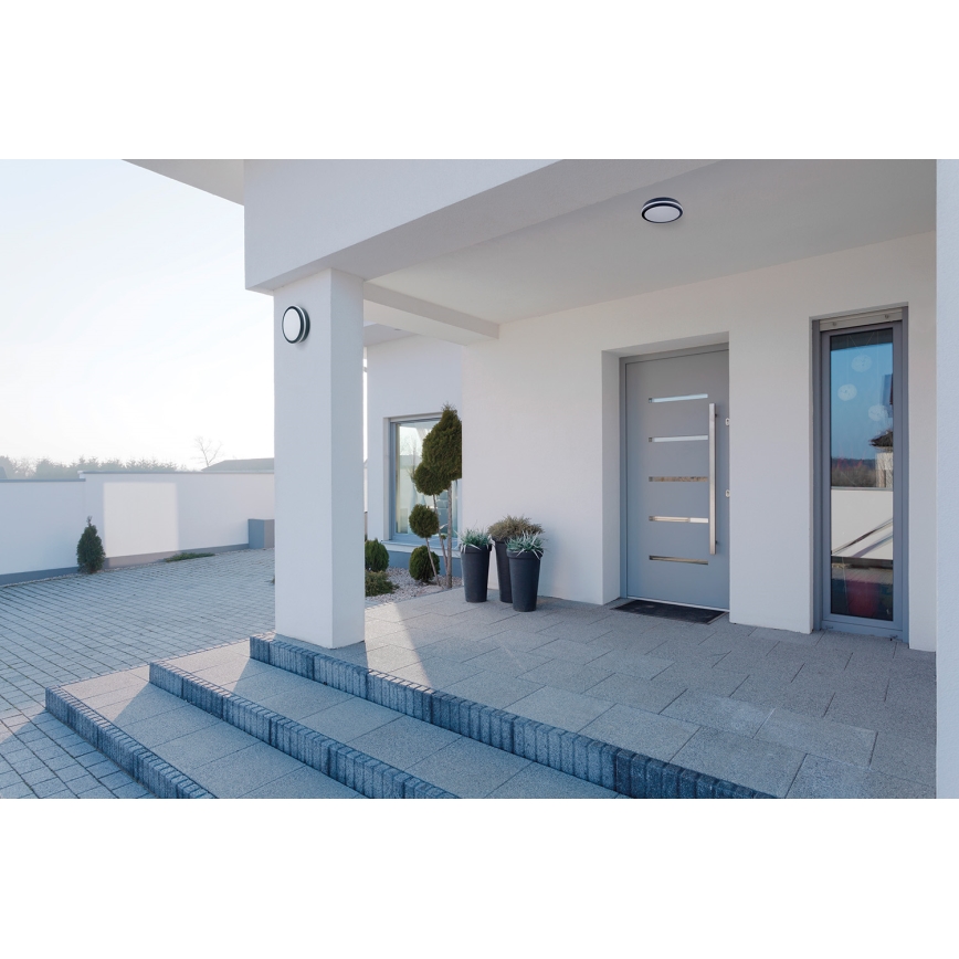 LED Outdoor light with a sensor BENO LED/18W/230V 4000K anthracite IP54