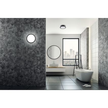 LED Outdoor light with a sensor BENO LED/18W/230V 4000K anthracite IP54
