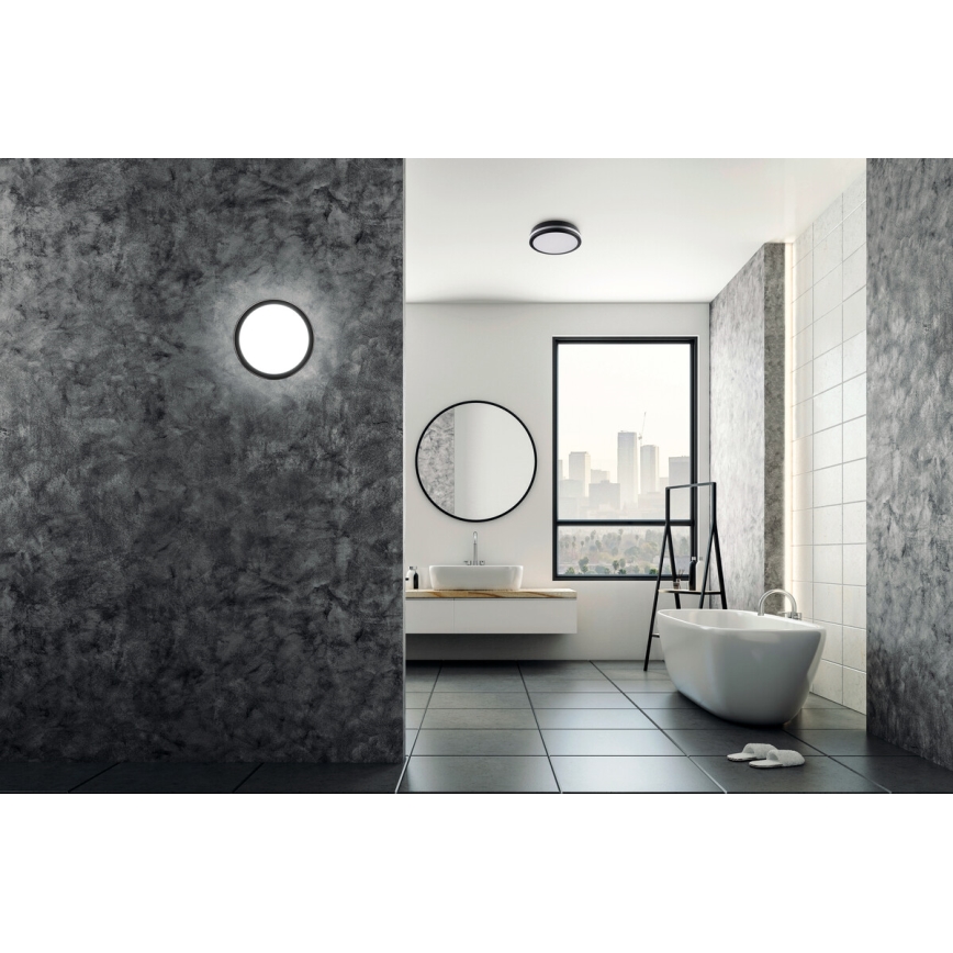 LED Outdoor light with a sensor BENO LED/18W/230V 4000K anthracite IP54