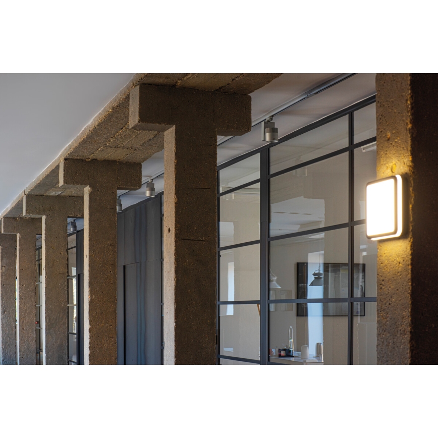 LED Outdoor light with sensor BENO LED/18W/230V 4000K IP54 anthracite