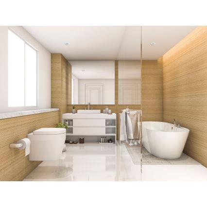 Bathroom recessed light FLINI 10W IP44 white
