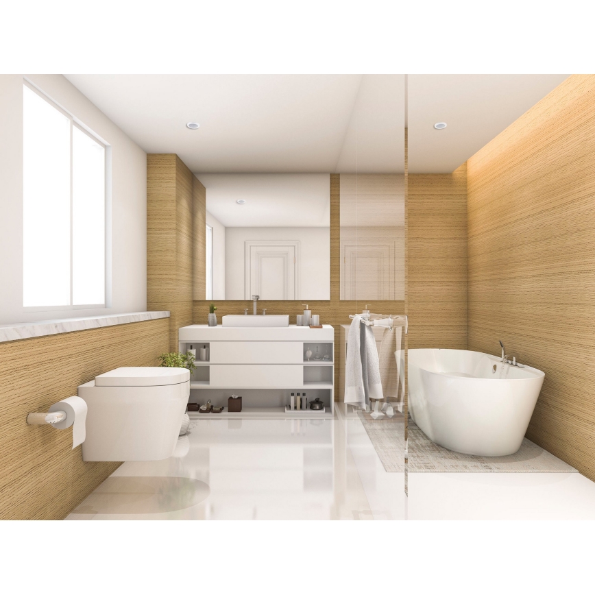 Bathroom recessed light FLINI 10W IP44 white