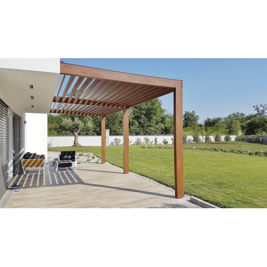 Outdoor spotlight AQILO 1xGU10/7W/230V IP65 anthracite