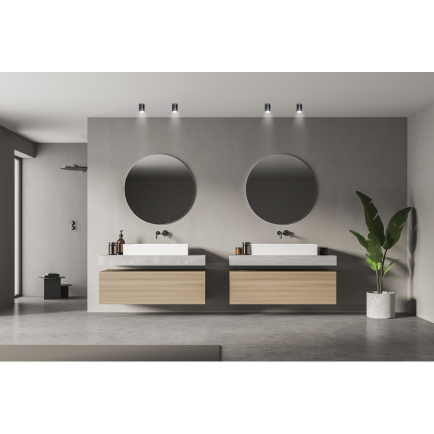 Outdoor spotlight AQILO 1xGU10/7W/230V IP65 anthracite