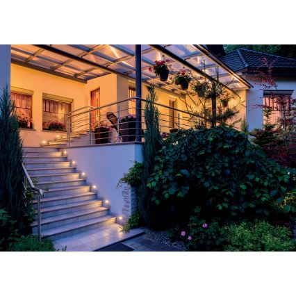 LED Built-in light GLASI LED/3W/230V 4000K IP44 black