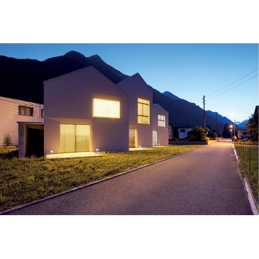 LED Built-in light GLASI LED/3W/230V 4000K IP44 black