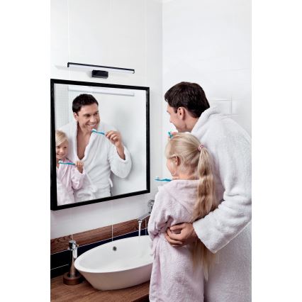 LED Bathroom mirror lighting ASTIM LED/8W/230V IP44 black