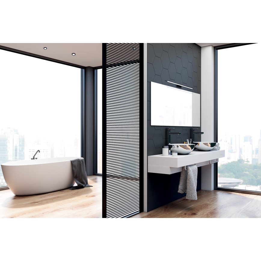 LED Bathroom mirror lighting ASTIM LED/12W/230V IP44 black