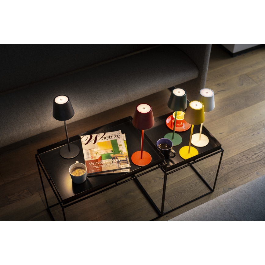 LED Dimmable rechargeable table lamp INITA LED/1,2W/1800 mAh IP54 white
