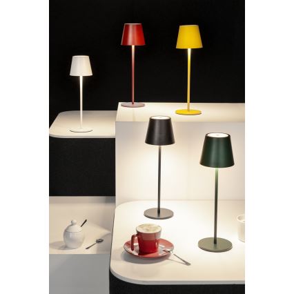 LED Dimmable rechargeable table lamp INITA LED/1,2W/1800 mAh IP54 white
