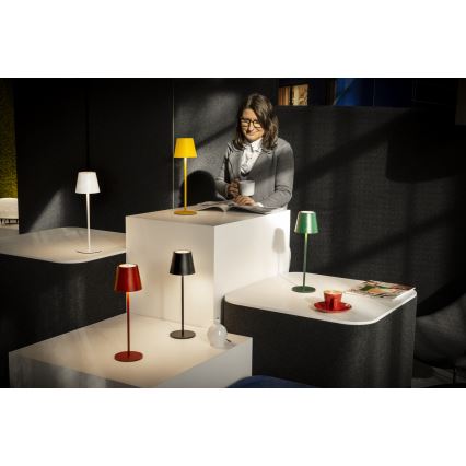 LED Dimmable rechargeable table lamp INITA LED/1,2W/1800 mAh IP54 white