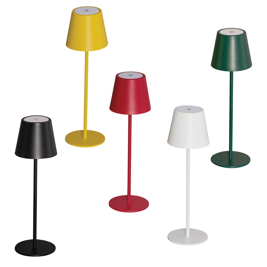 LED Dimmable rechargeable table lamp INITA LED/1,2W/1800 mAh IP54 white