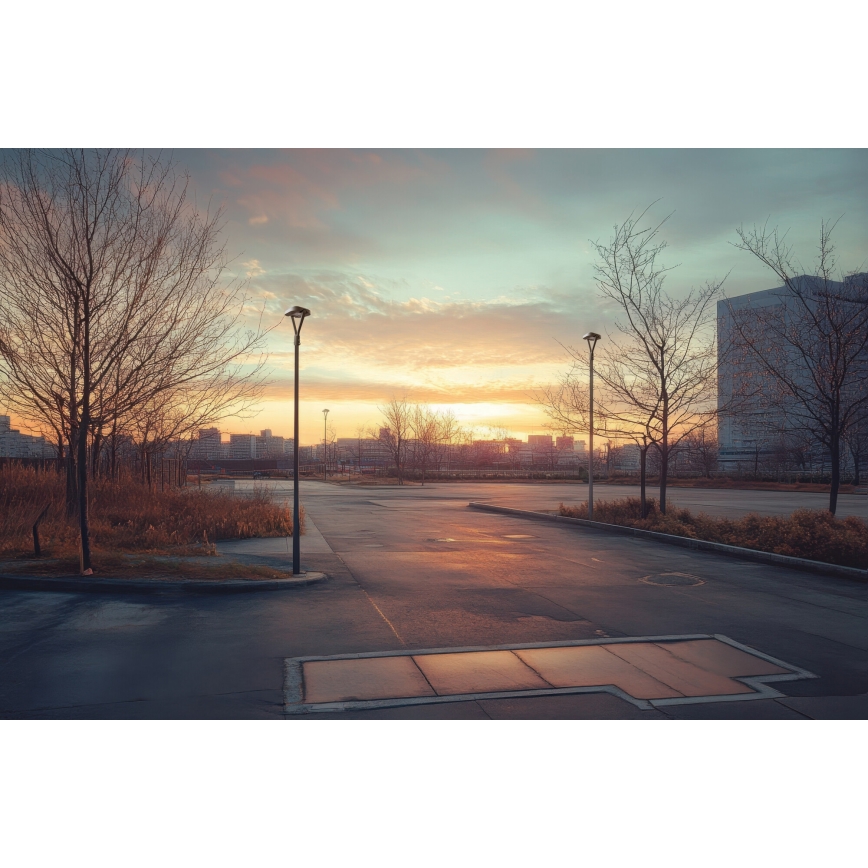 LED Street lamp PARCOLI LED/30/40/50W/230V 3000/4000/6500K IP66 grey