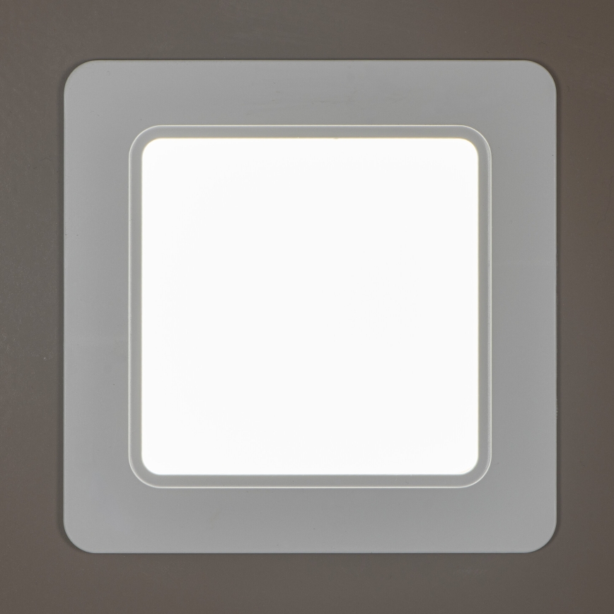 LED recessed bathroom ceiling light TAVO LED/5W/230V 3000/4000/6000K 9,5x9,5 cm IP44 white