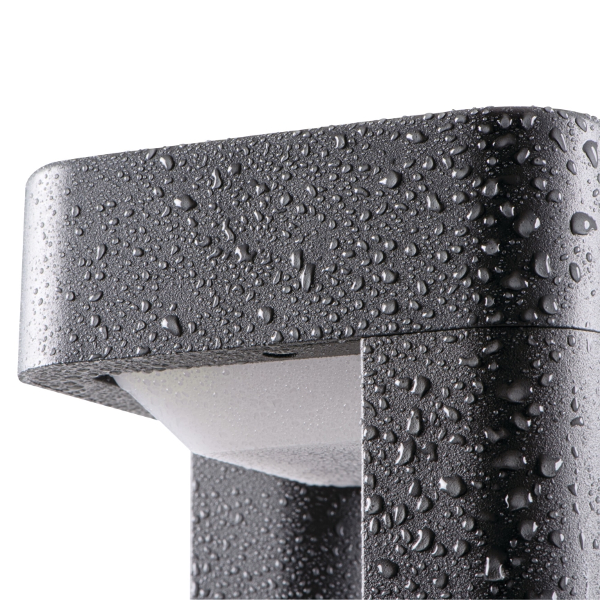 PEVO outdoor wall light, 1x GX53/11W/230V, IP44, anthracite