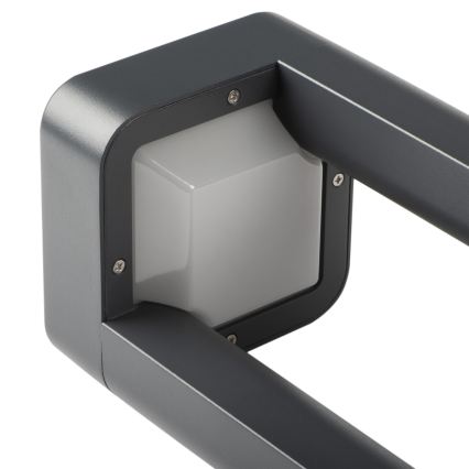 PEVO outdoor wall light, 1x GX53/11W/230V, IP44, anthracite