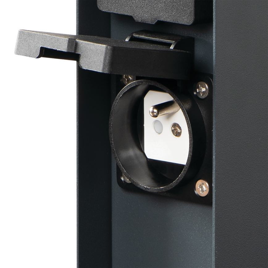 Outdoor socket column DASTO 2Z Type E 230V IP44 anthracite