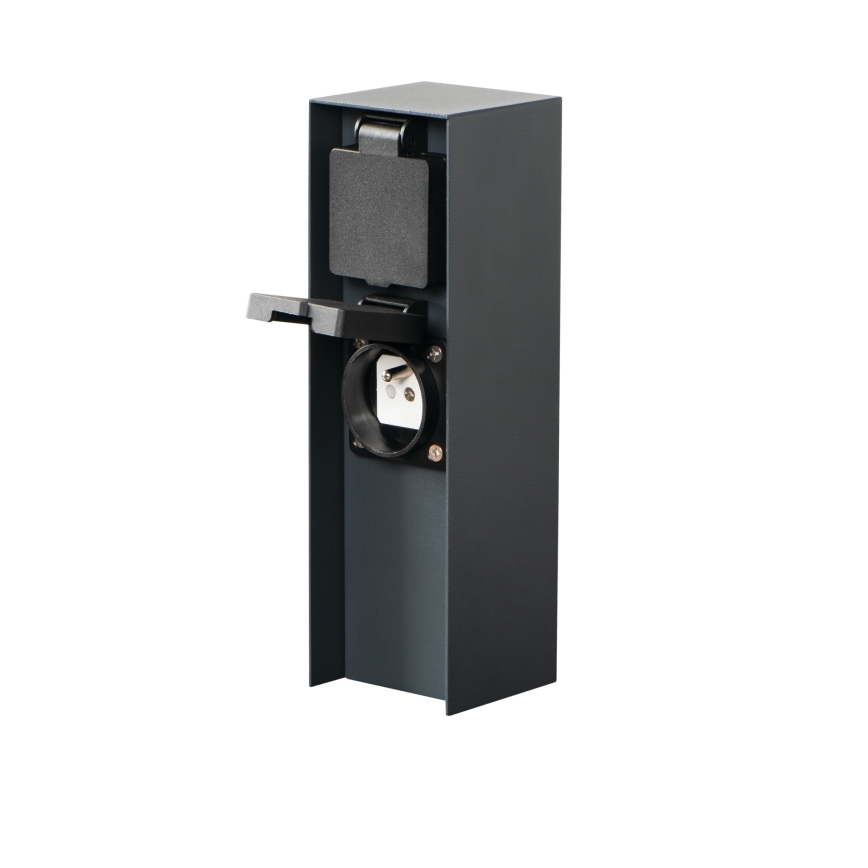 Outdoor socket column DASTO 2Z Type E 230V IP44 anthracite