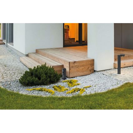 Outdoor socket column NASTO 2Z Type E 230V IP44 anthracite