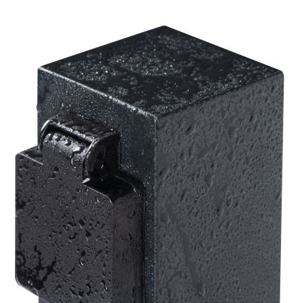Outdoor socket column NASTO 2Z Type E 230V IP44 anthracite