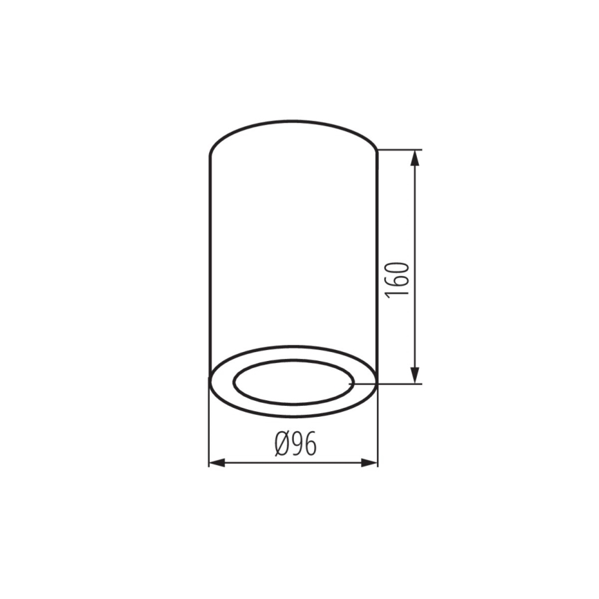 Bathroom spotlight AQILO 1xE27/20W/230V IP65 anthracite