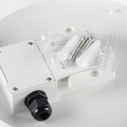 LED Heavy-duty ceiling light IPER LED/19W/230V IK10 IP65 round white
