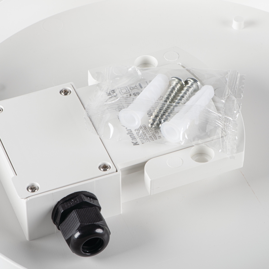 LED Heavy-duty ceiling light IPER LED/19W/230V IK10 IP65 round white