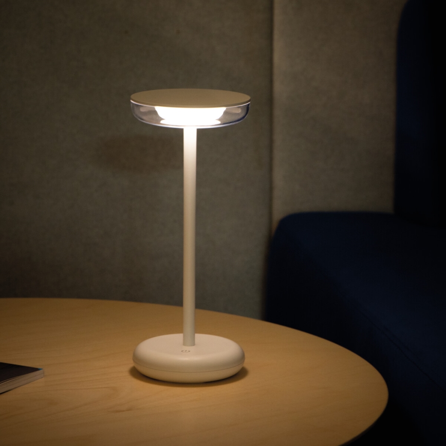 Kanlux 37310 - LED Dimmable rechargeable lamp FLUXY LED/1,7W/1800 mAh IP44 white