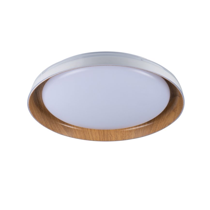 LED Ceiling light NIFU LED/17,8W/230V d. 43 cm white/brown