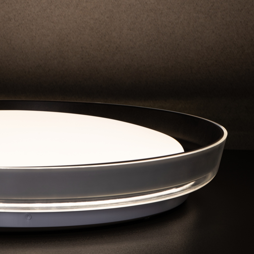 LED Ceiling light NIFU LED/17,8W/230V d. 43 cm white/black