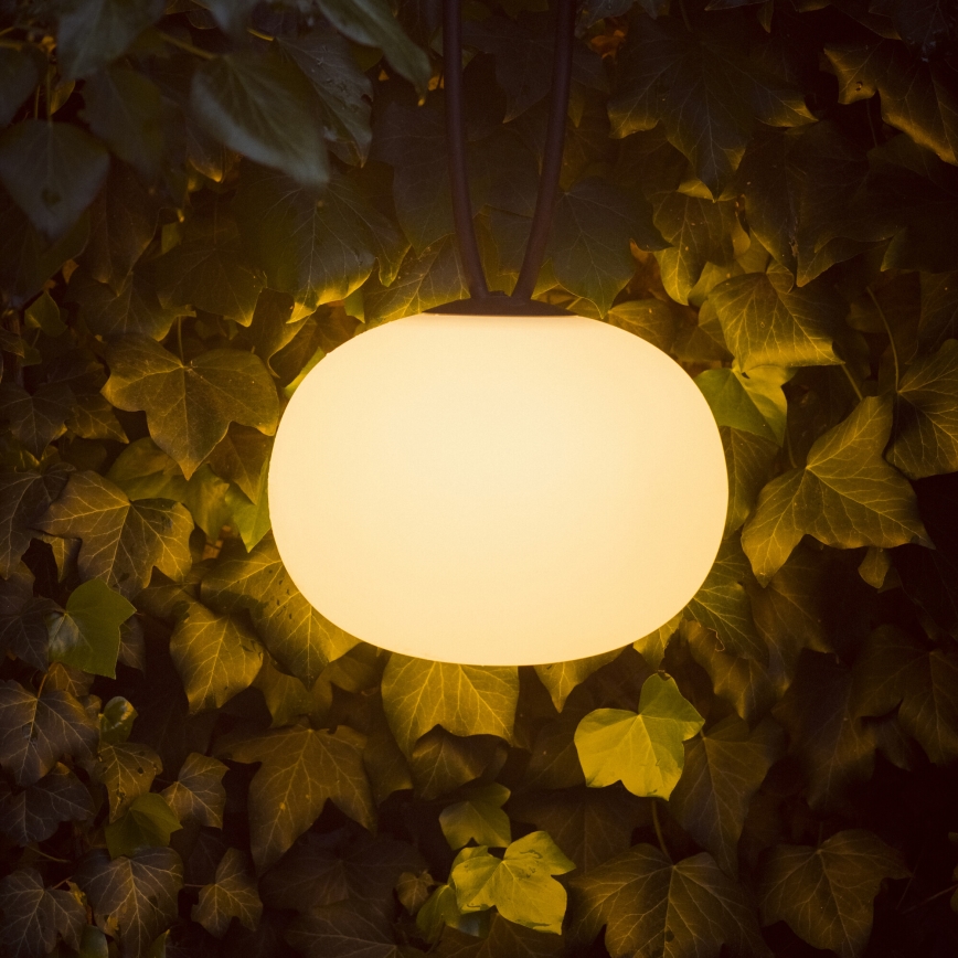 LED Dimmable outdoor rechargeable pendant light STONO LED/1W/3000 mAh IP54