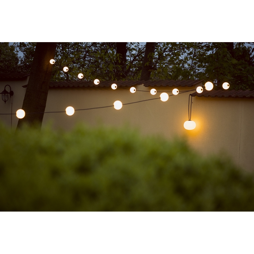 LED Dimmable outdoor rechargeable pendant light STONO LED/1W/3000 mAh IP54