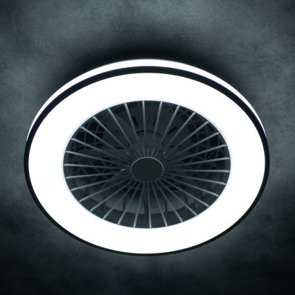LED Dimmable ceiling light with a fan PLAVE LED/48W/230V 3000/4000/6500K + remote control