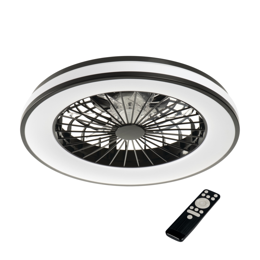 LED RGBW Dimmable ceiling light with a fan PLAVE LED/48W/230V 3000/4000/6500K + remote control