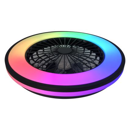 LED RGBW Dimmable ceiling light with a fan PLAVE LED/48W/230V 3000/4000/6500K + remote control