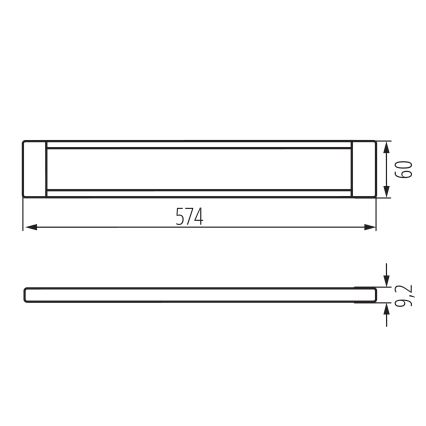 LED Dimmable furniture lighting DAXA LED/9W/24V 3000/4000/5500K