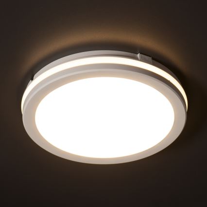 LED Outdoor ceiling light BENO E LED/12W/230V 3000/4000/6500K d. 20 cm IP65 white