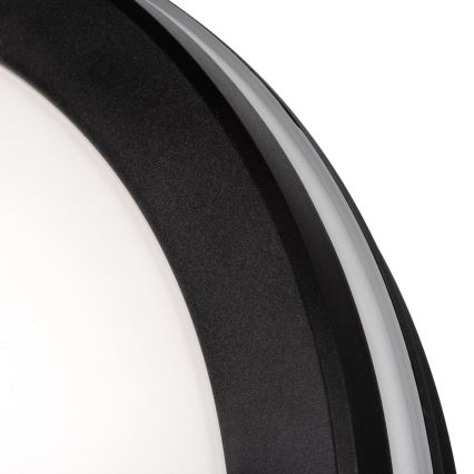 LED Outdoor ceiling light BENO E LED/20W/230V 3000/4000/6500K d. 20 cm IP65 black