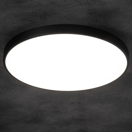 LED Dimmable ceiling light PLAFON LED/20W/230V 3000-6500K Wi-Fi black