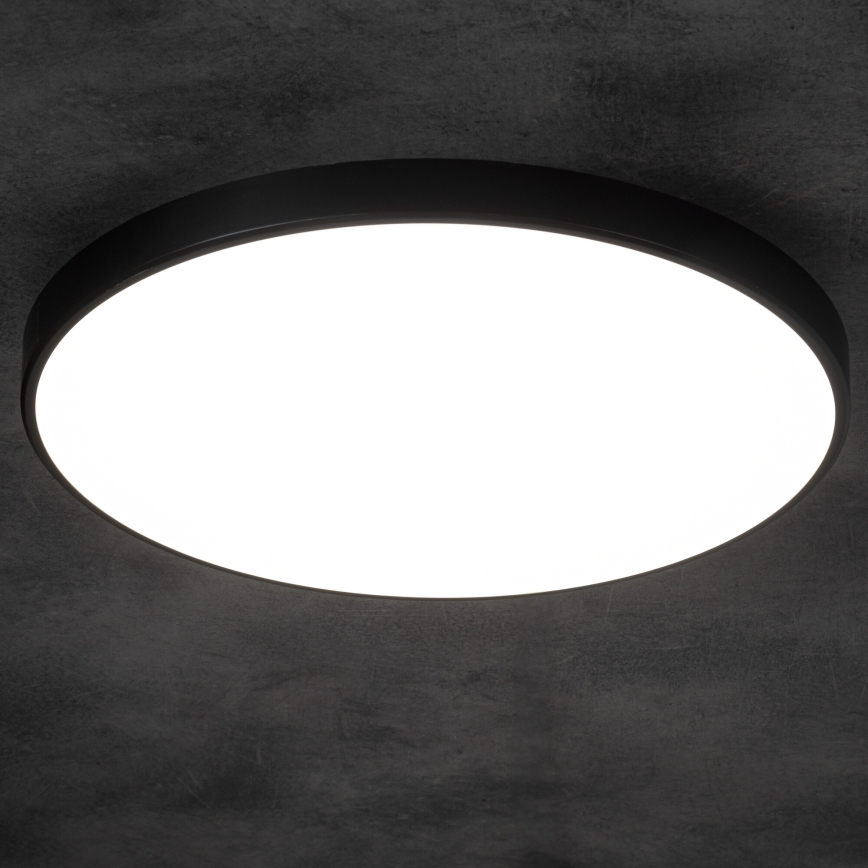 LED Dimmable ceiling light PLAFON LED/20W/230V 3000-6500K Wi-Fi black