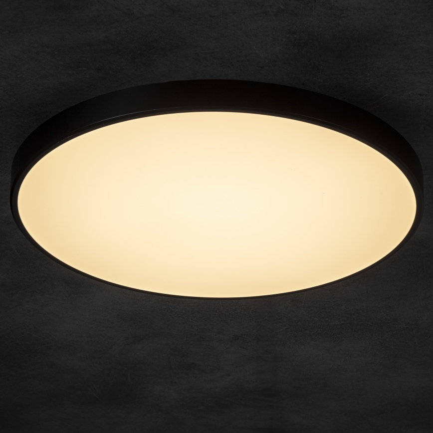 LED Dimmable ceiling light PLAFON LED/20W/230V 3000-6500K Wi-Fi black
