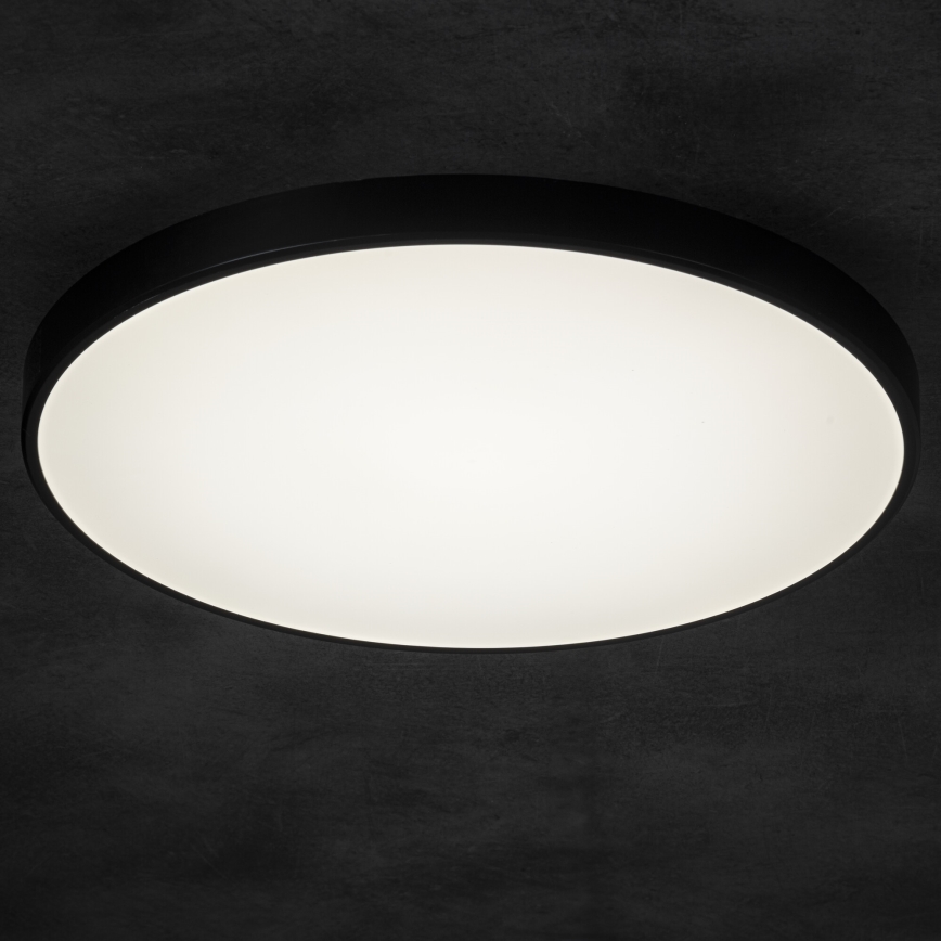 LED Dimmable ceiling light PLAFON LED/20W/230V 3000-6500K Wi-Fi black