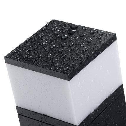 Outdoor wall light DASTEN 1xG9/11W/230V IP44 black