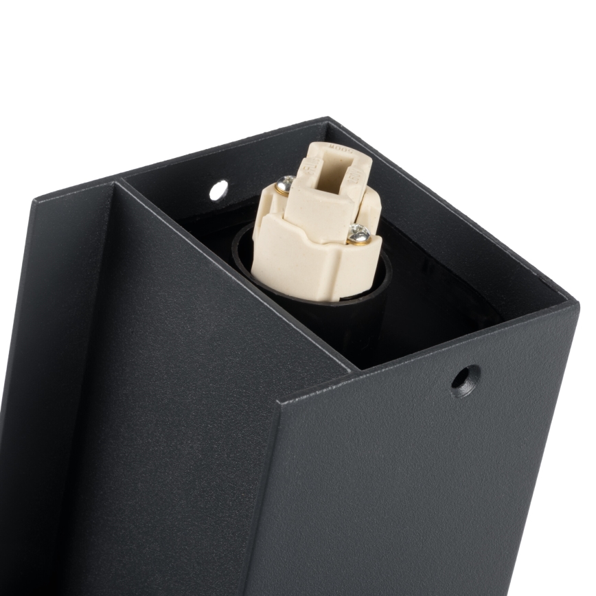 Outdoor wall light DASTEN 1xG9/11W/230V IP44 black