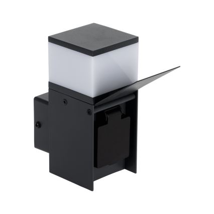 Outdoor wall light with a socket DASTEN 1xG9/11W/230V IP44 black